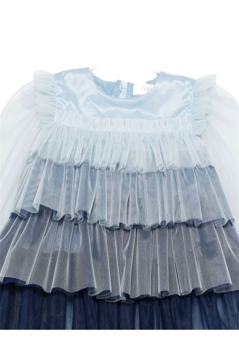 Abito in tulle A' LAPAGE | ZIRCONE AL12CELESTE/NAVY